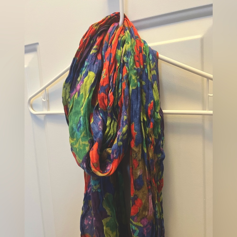 J.Crew Women’s Floral Print Lightweight Scarf